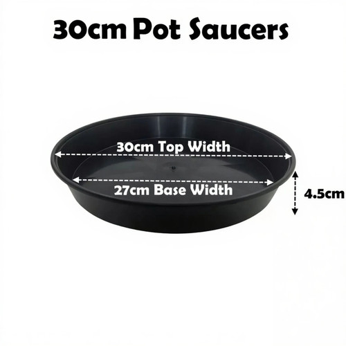 30cm plant pot saucers round - 30cm,