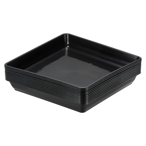 10pack plant saucers square - 9",